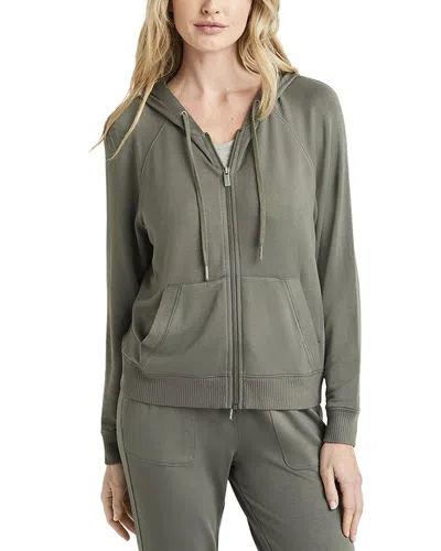 Splendid Supersoft Zip Hoodie In Brown