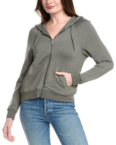 Splendid Supersoft Zip Hoodie In Green