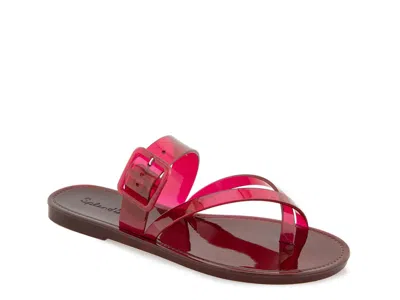 Splendid Susana Jelly Sandal In Red
