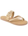Splendid Women's Sutton Faux Raffia Strap Thong Sandals In White