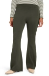 Splendid Sweater Knit Flare Pants In Caviar