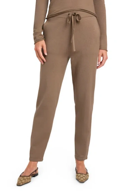 Splendid Sweater Knit Joggers In Toast