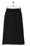 Splendid Sweater Mix Skirt In Black
