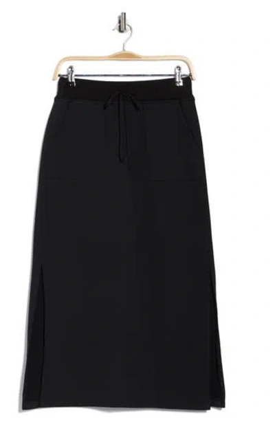 Splendid Sweater Mix Skirt In Black