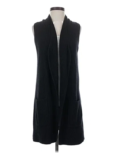 Pre-owned Splendid Sweater Vest In Black