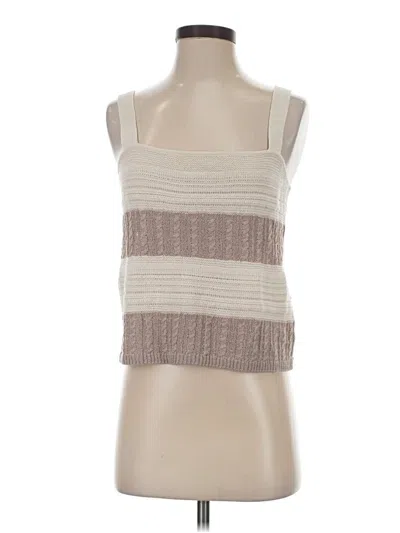 Pre-owned Splendid Sweater Vest In Brown