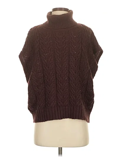 Pre-owned Splendid Sweater Vest In Brown