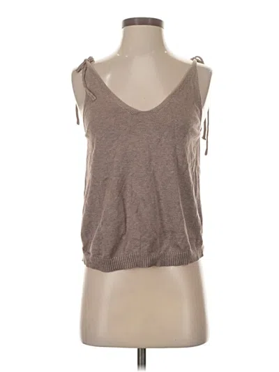 Pre-owned Splendid Sweater Vest In Brown