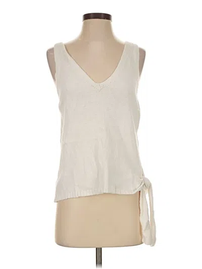 Pre-owned Splendid Sweater Vest In Ivory