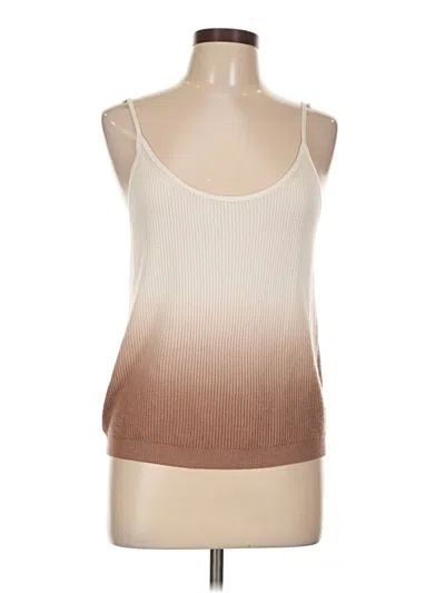 Pre-owned Splendid Sweater Vest In Tan