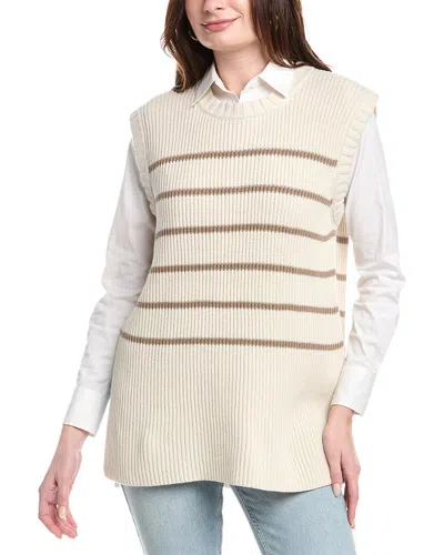 Splendid Sweater Vest In White