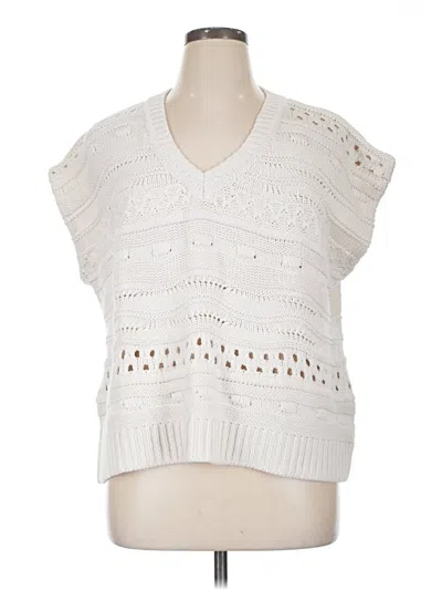 Splendid Sweater Vest In White