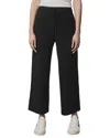 Splendid Pointelle Drawstring Crop Sweater Pants In Black