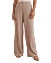 Splendid Sweatersoft Wide Leg Pants In Brown