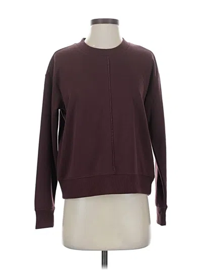 Pre-owned Splendid Sweatshirt In Burgundy