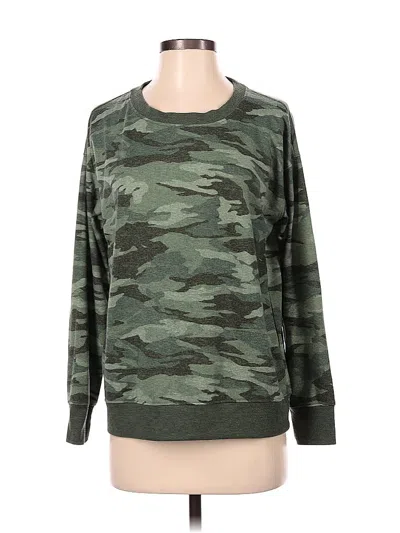 Pre-owned Splendid Sweatshirt In Green
