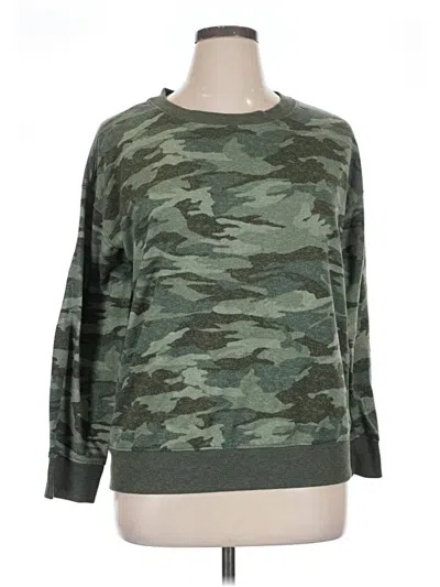 Pre-owned Splendid Sweatshirt In Green