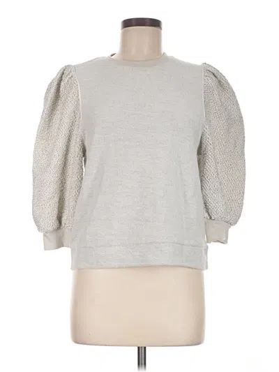 Pre-owned Splendid Sweatshirt In Silver