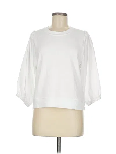 Pre-owned Splendid Sweatshirt In White