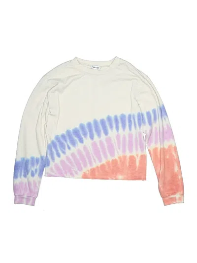 Pre-owned Splendid Kids' Sweatshirt In White