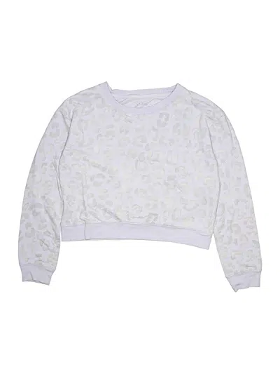 Pre-owned Splendid Kids' Sweatshirt In White