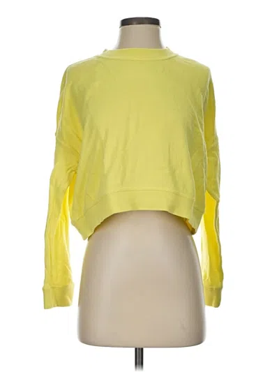 Pre-owned Splendid Sweatshirt In Yellow