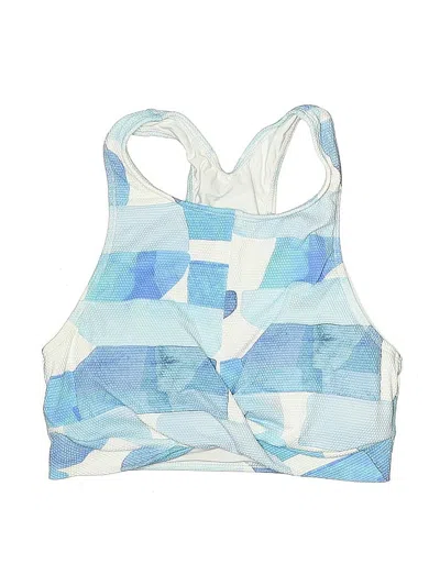 Pre-owned Splendid Swimsuit Top Blue Swimwear