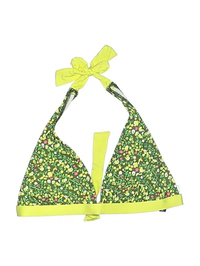 Pre-owned Splendid Swimsuit Top Green Swimwear