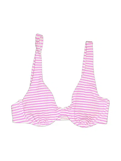 Pre-owned Splendid Swimsuit Top Pink Swimwear