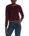 Splendid Syd Lurex Stripe Crew Sweater In Blue