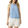 Splendid Talula Cotton Sweater Tank In Blue
