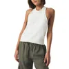 Splendid Talula Cotton Sweater Tank In White