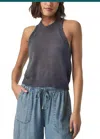 Splendid Talula Sweater Tank Top In Ink In Gray
