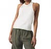 Splendid Talula Cotton Sweater Tank In White