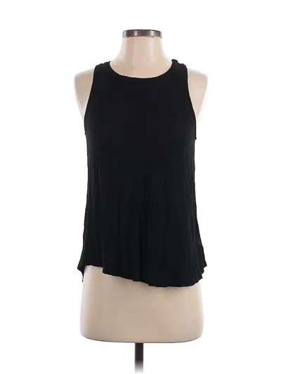 Pre-owned Splendid Tank Top Black Halter Neckline Tops