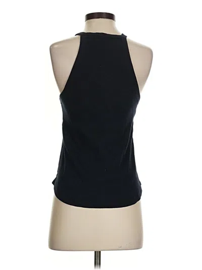 Pre-owned Splendid Tank Top Black Halter Neckline Tops