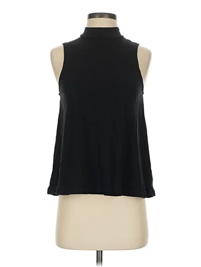 Pre-owned Splendid Tank Top Black Halter Neckline Tops