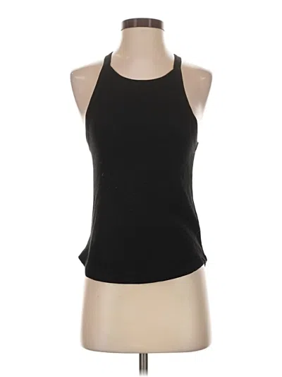 Pre-owned Splendid Tank Top Black Halter Neckline Tops