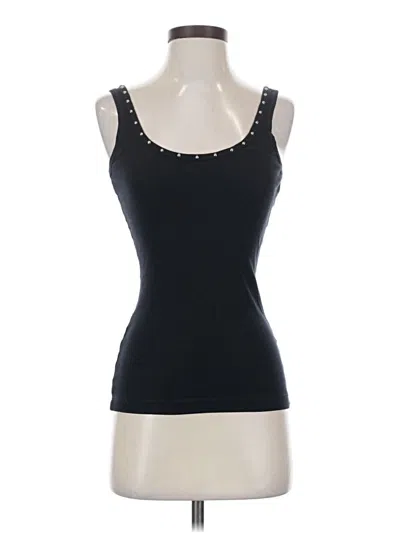 Pre-owned Splendid Tank Top Black Sweetheart Neckline Tops