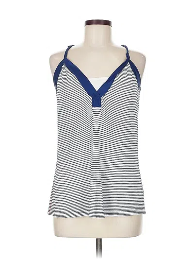 Pre-owned Splendid Tank Top Blue Halter Neckline Tops