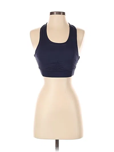 Pre-owned Splendid Tank Top Blue Halter Neckline Tops
