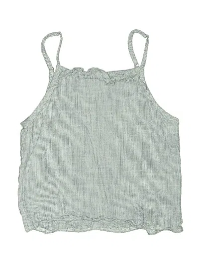 Pre-owned Splendid Kids' Tank Top Blue Halter Neckline Tops