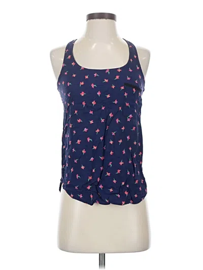 Pre-owned Splendid Tank Top Blue Halter Neckline Tops