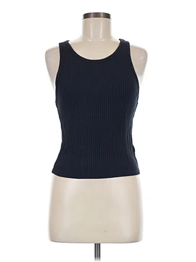 Pre-owned Splendid Tank Top Blue Halter Neckline Tops