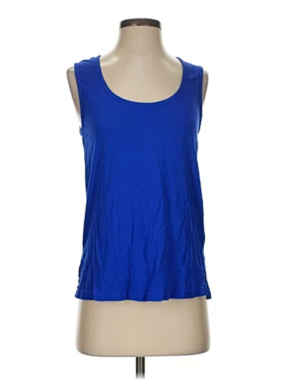 Pre-owned Splendid Tank Top Blue Halter Neckline Tops