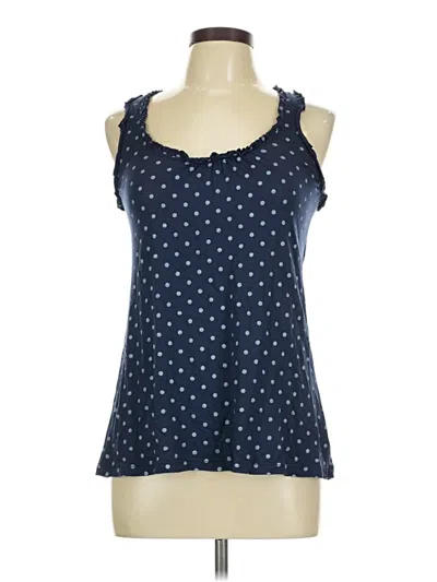 Pre-owned Splendid Tank Top Blue Halter Neckline Tops