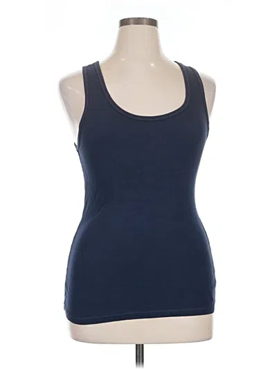 Pre-owned Splendid Tank Top Blue Halter Neckline Tops