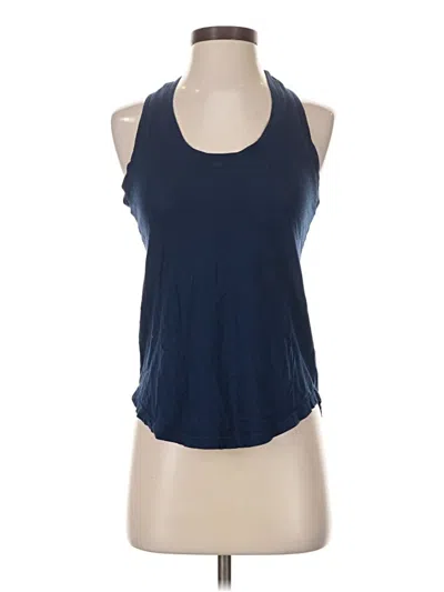 Pre-owned Splendid Tank Top Blue Halter Neckline Tops
