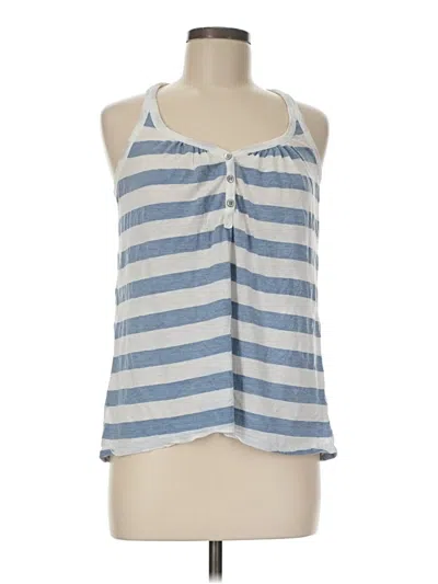 Pre-owned Splendid Tank Top Blue Halter Neckline Tops