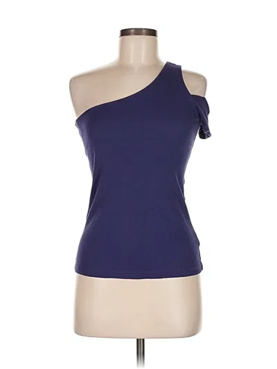Pre-owned Splendid Tank Top Blue One Shoulder Neckline Tops
